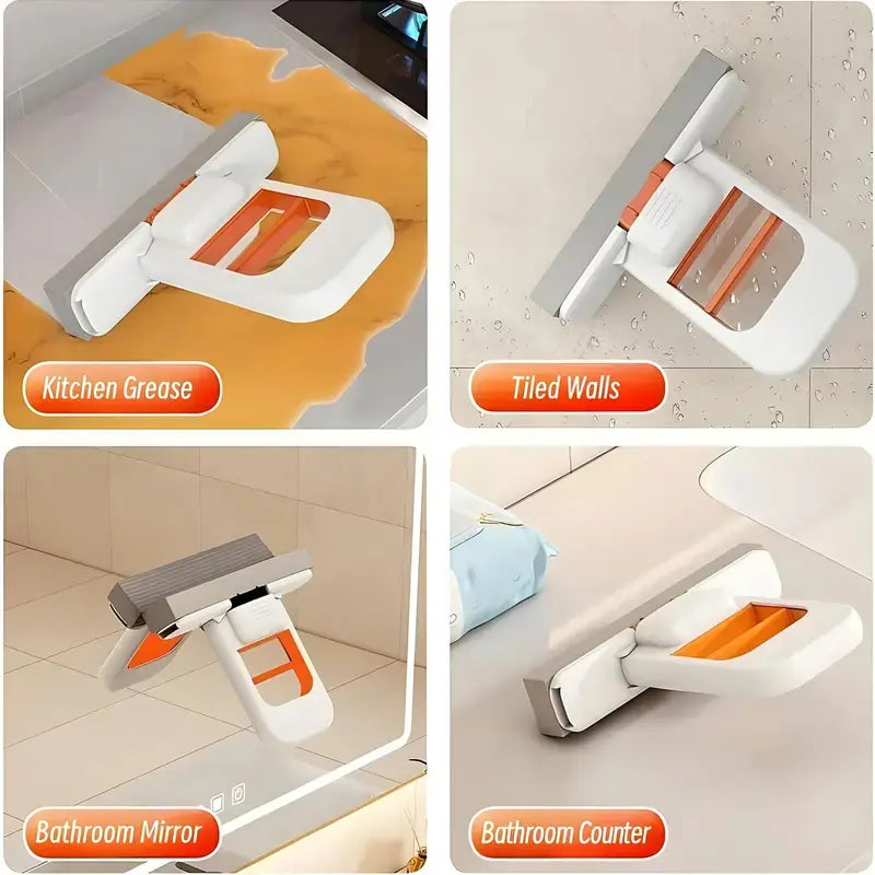 Spotless Squeeze -Mini Foldable  Sponge Mop